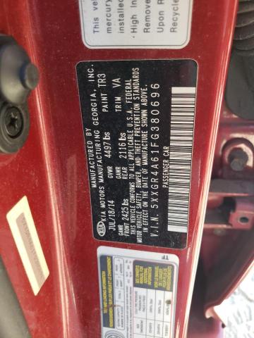 Photo 9 VIN: 5XXGR4A61FG380696 - KIA OPTIMA SX 