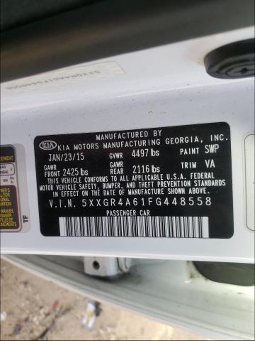 Photo 9 VIN: 5XXGR4A61FG448558 - KIA OPTIMA SX 