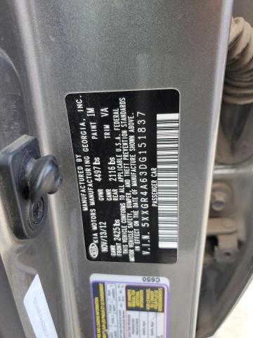 Photo 11 VIN: 5XXGR4A63DG151837 - KIA OPTIMA 