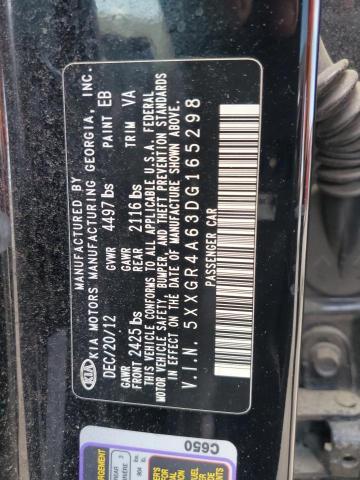 Photo 12 VIN: 5XXGR4A63DG165298 - KIA OPTIMA 