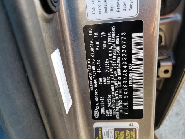 Photo 11 VIN: 5XXGR4A64DG230773 - KIA OPTIMA SX 