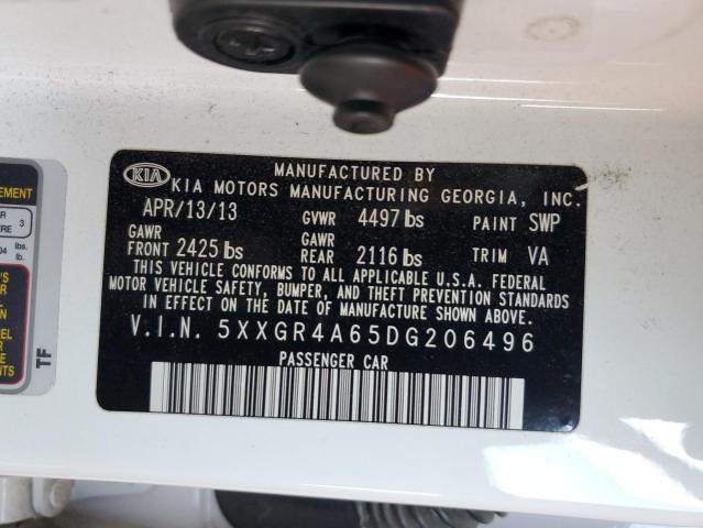 Photo 11 VIN: 5XXGR4A65DG206496 - KIA OPTIMA SX 