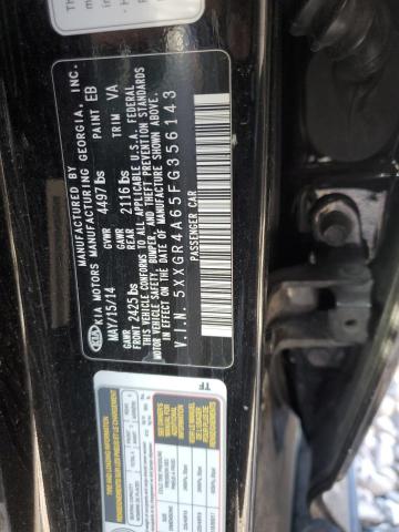 Photo 11 VIN: 5XXGR4A65FG356143 - KIA OPTIMA SX 