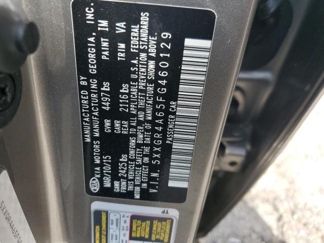 Photo 11 VIN: 5XXGR4A65FG460129 - KIA OPTIMA SX 