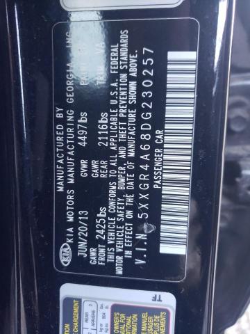 Photo 11 VIN: 5XXGR4A68DG230257 - KIA OPTIMA SX 