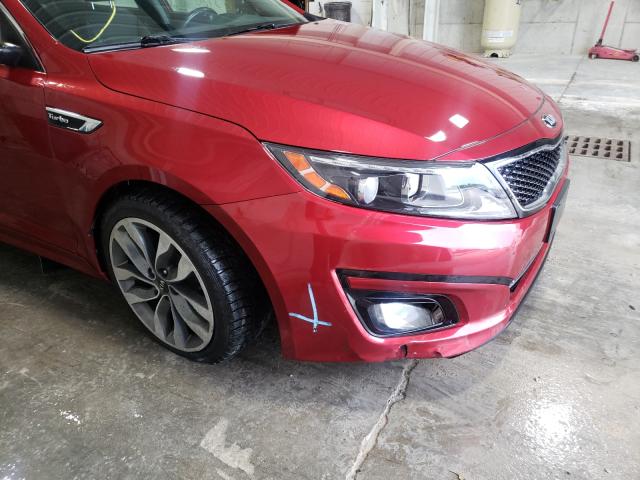 Photo 8 VIN: 5XXGR4A68FG369484 - KIA OPTIMA SX 