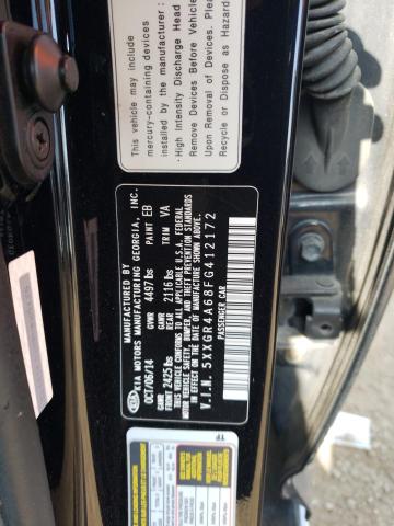 Photo 11 VIN: 5XXGR4A68FG412172 - KIA OPTIMA 