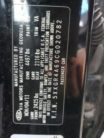 Photo 11 VIN: 5XXGR4A69CG020782 - KIA OPTIMA 