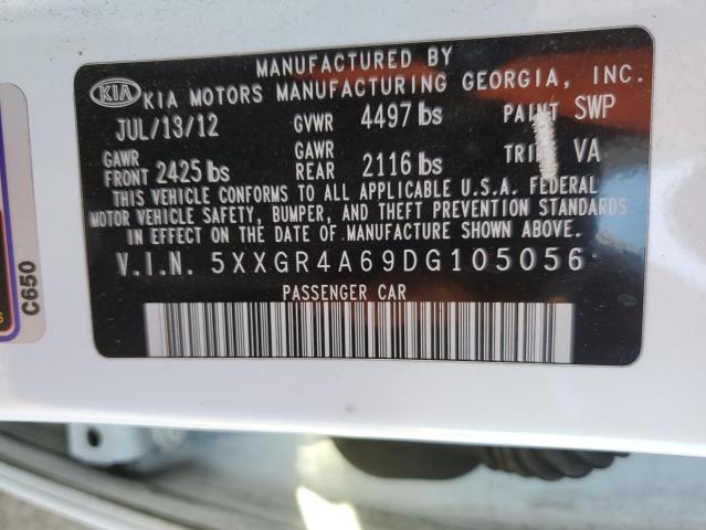 Photo 9 VIN: 5XXGR4A69DG105056 - KIA OPTIMA SX 