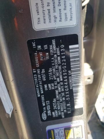 Photo 12 VIN: 5XXGR4A69DG224130 - KIA OPTIMA SX 