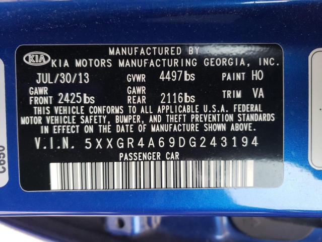 Photo 12 VIN: 5XXGR4A69DG243194 - KIA OPTIMA 