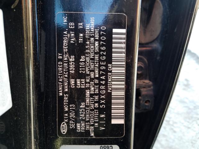 Photo 9 VIN: 5XXGR4A79EG267070 - KIA OPTIMA SX 