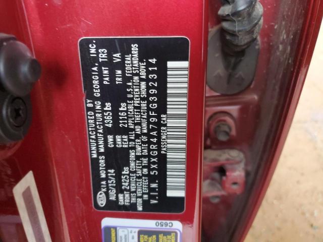 Photo 12 VIN: 5XXGR4A79FG392314 - KIA OPTIMA 