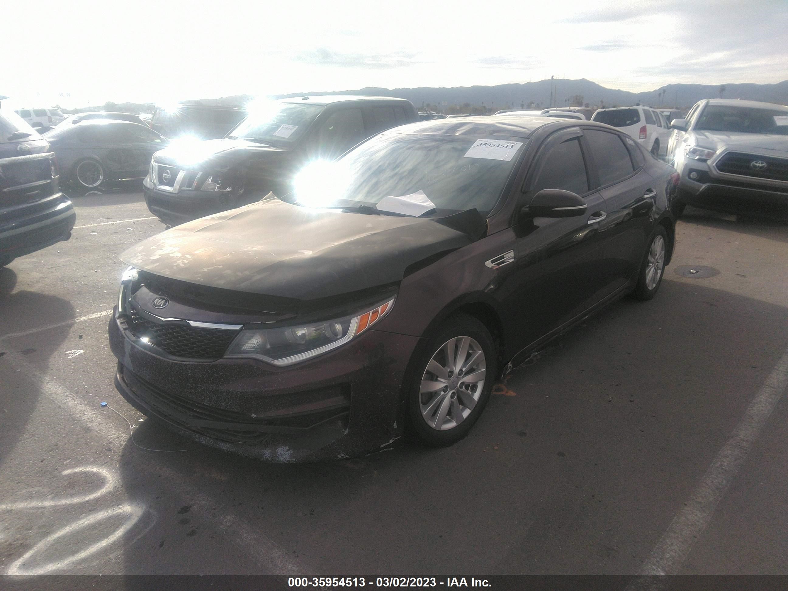 Photo 1 VIN: 5XXGT4L12GG002231 - KIA OPTIMA 