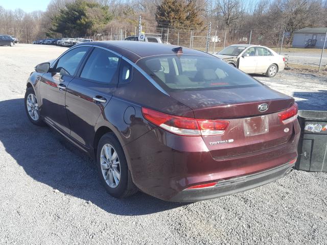 Photo 2 VIN: 5XXGT4L30GG020289 - KIA OPTIMA LX 