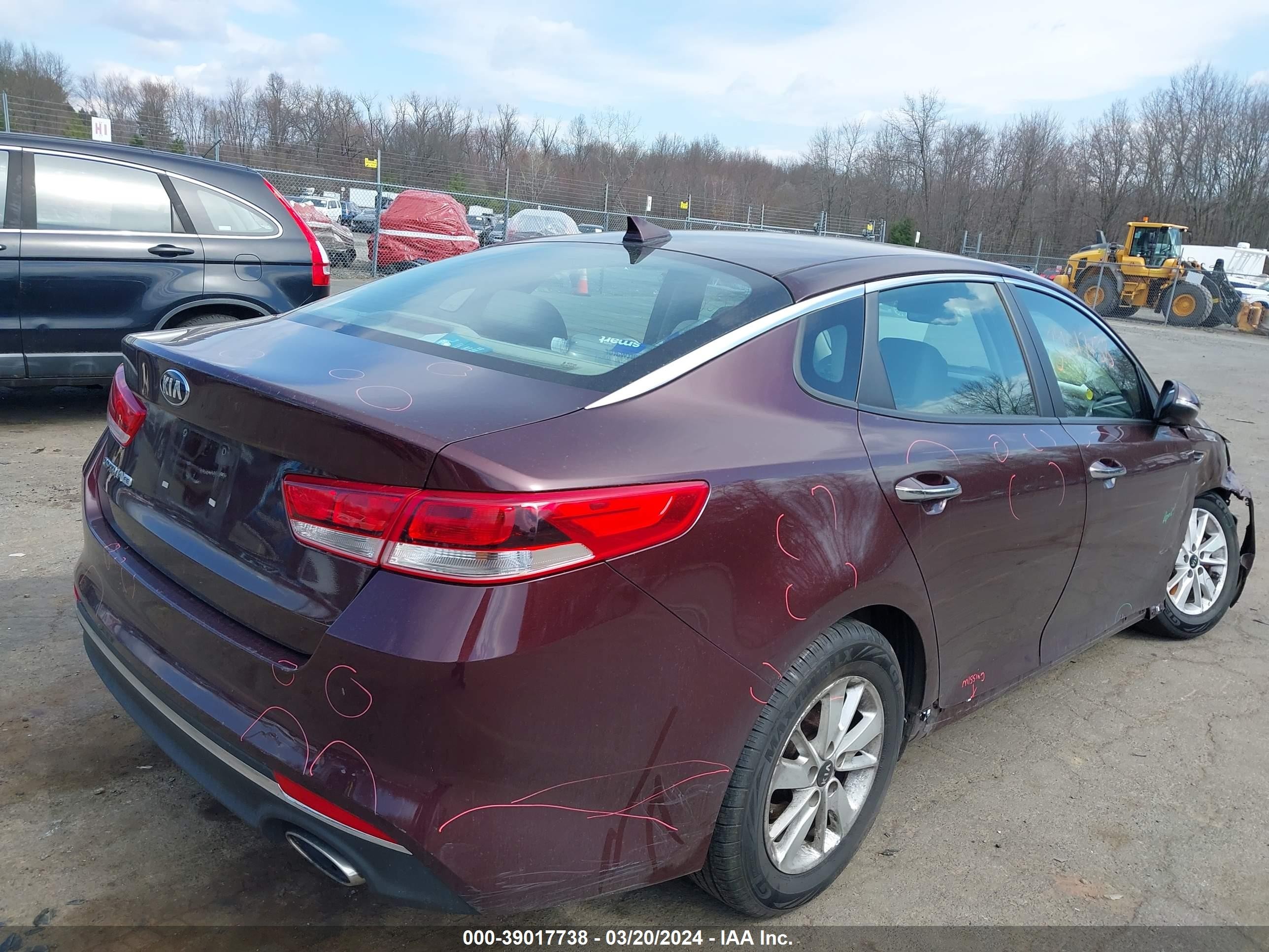 Photo 3 VIN: 5XXGT4L30GG026853 - KIA OPTIMA 