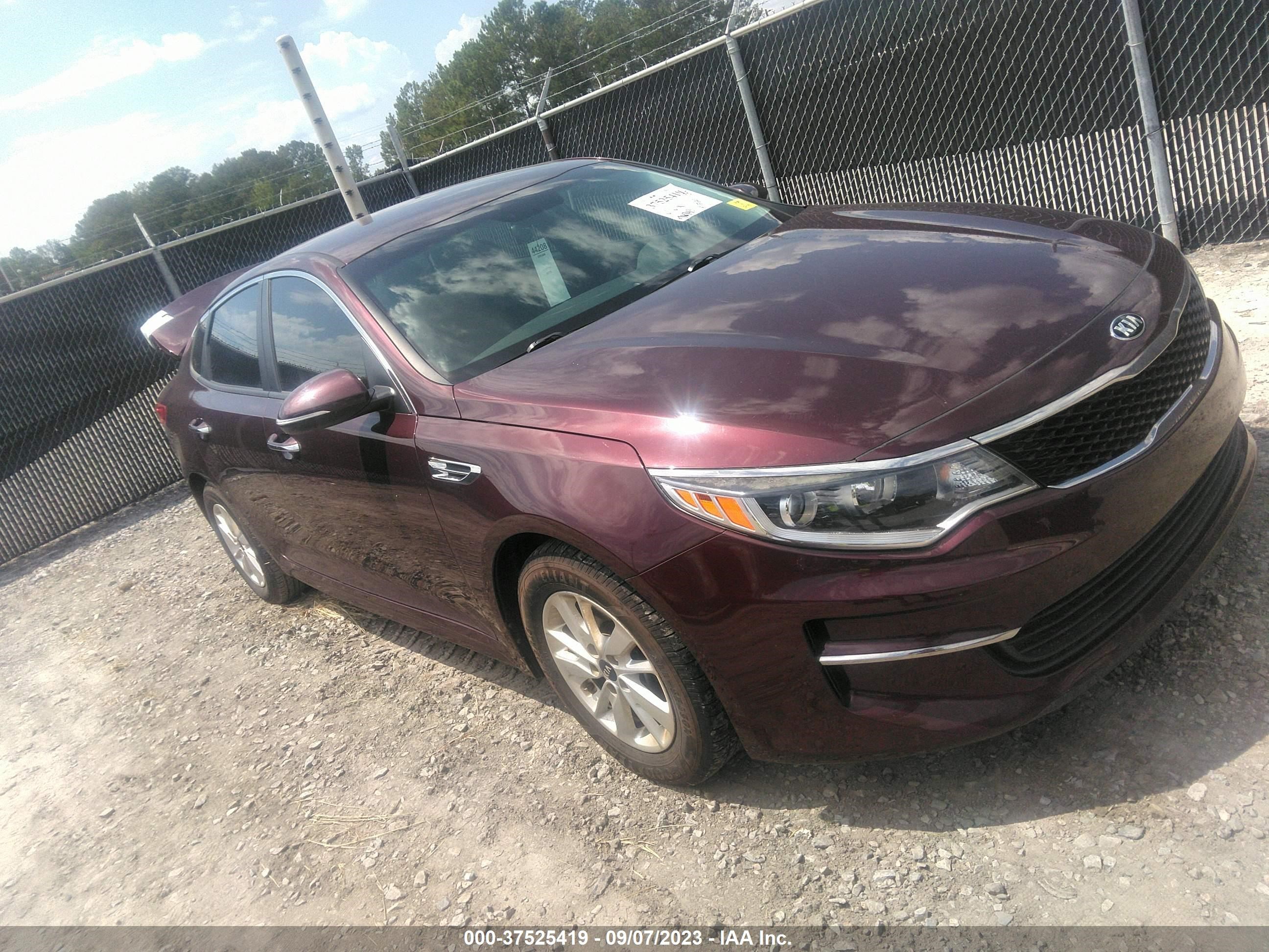 Photo 0 VIN: 5XXGT4L30GG108906 - KIA OPTIMA 