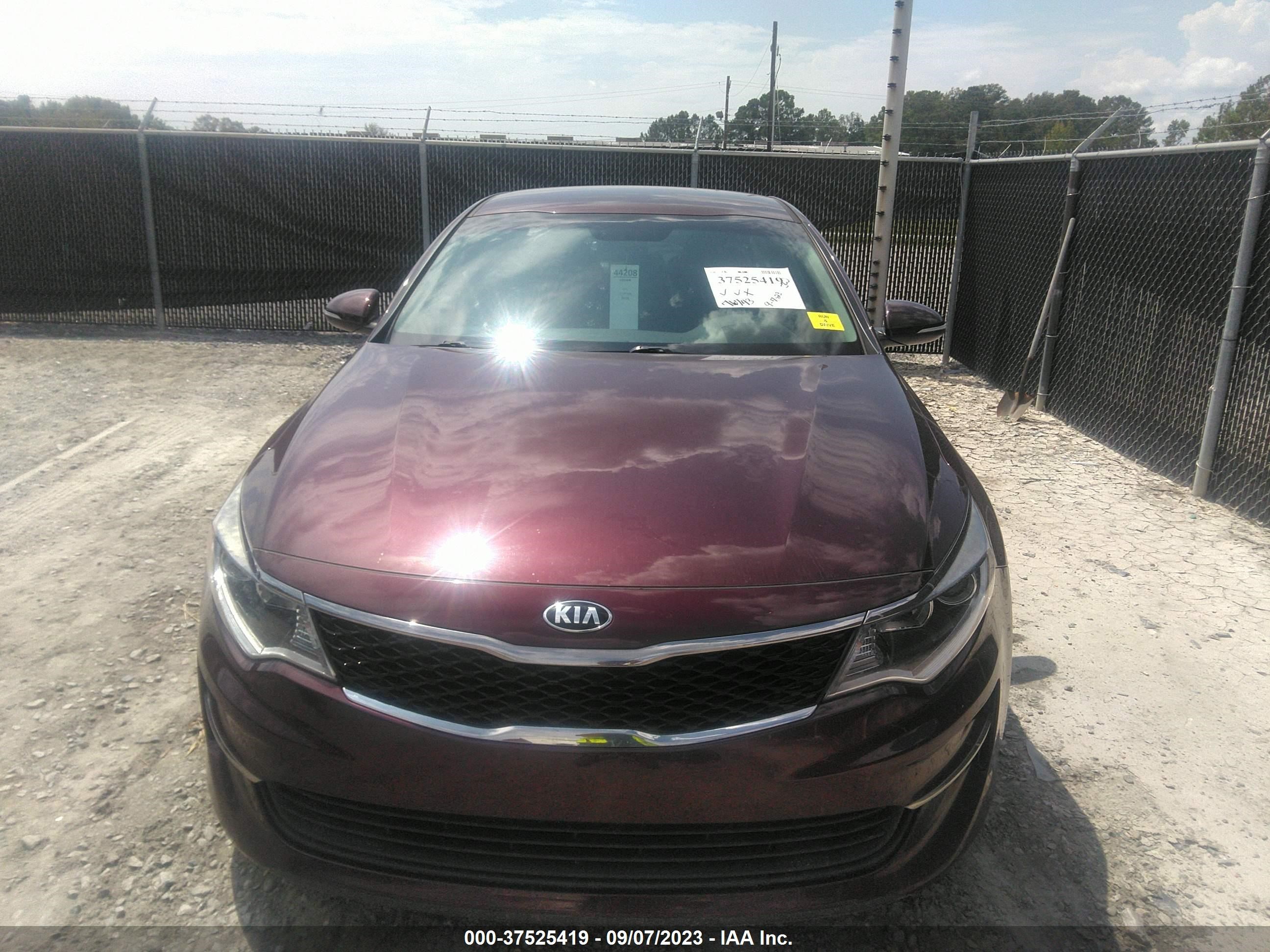 Photo 12 VIN: 5XXGT4L30GG108906 - KIA OPTIMA 