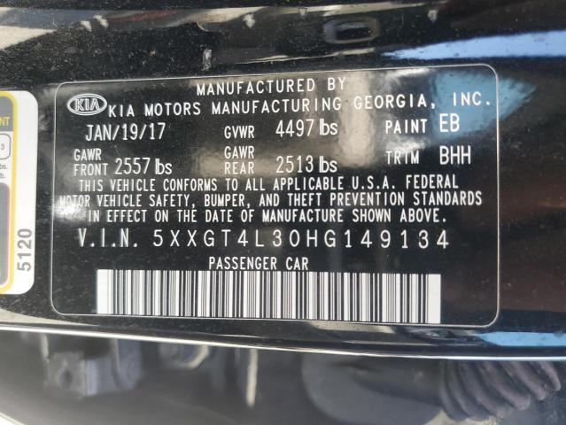 Photo 11 VIN: 5XXGT4L30HG149134 - KIA OPTIMA 