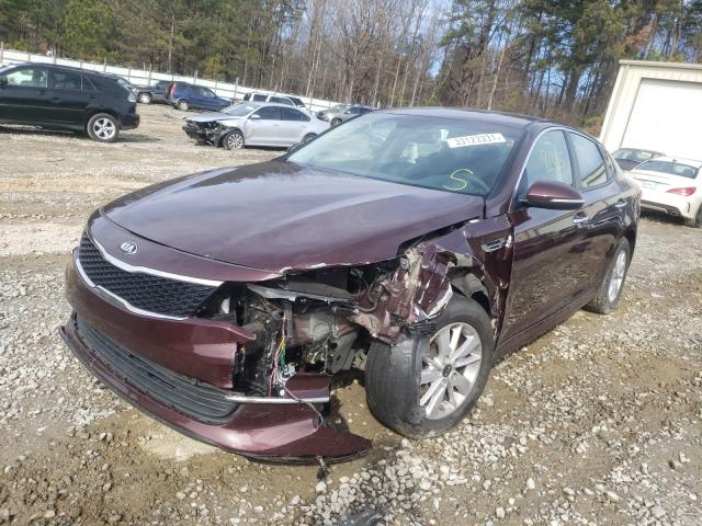 Photo 1 VIN: 5XXGT4L30JG185606 - KIA OPTIMA LX 