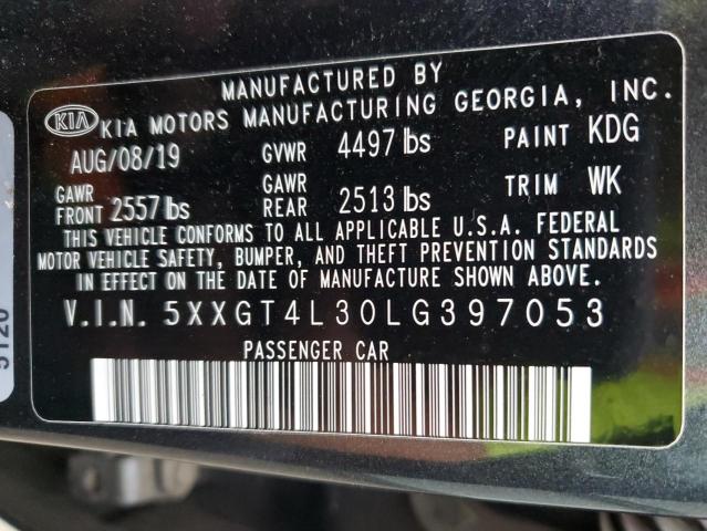 Photo 12 VIN: 5XXGT4L30LG397053 - KIA OPTIMA 