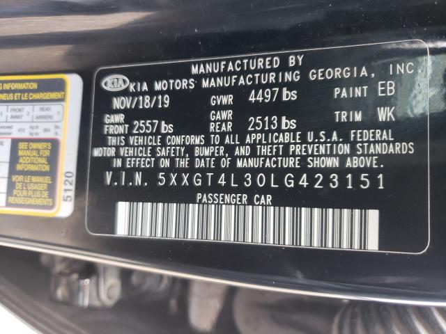 Photo 9 VIN: 5XXGT4L30LG423151 - KIA OPTIMA LX 