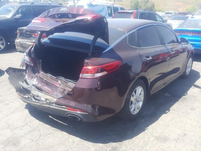 Photo 2 VIN: 5XXGT4L31GG038378 - KIA OPTIMA LX 