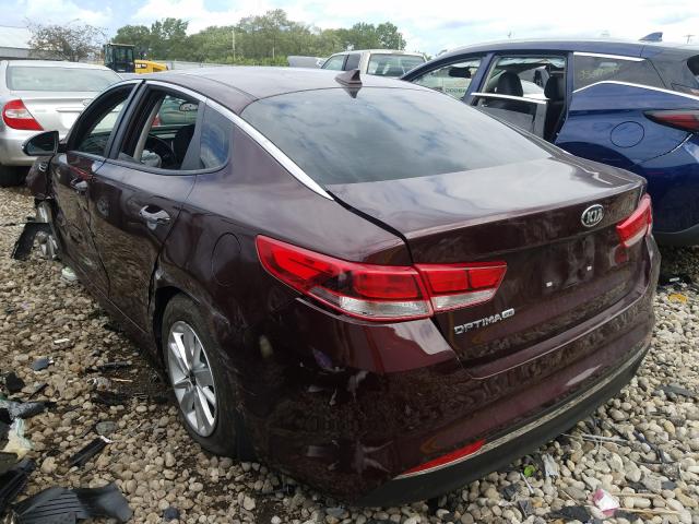 Photo 2 VIN: 5XXGT4L31HG164628 - KIA OPTIMA LX 