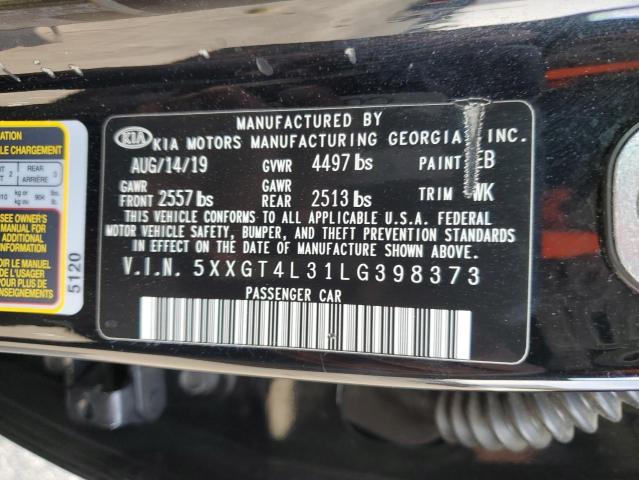 Photo 11 VIN: 5XXGT4L31LG398373 - KIA OPTIMA LX 