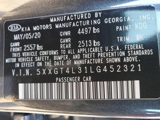 Photo 12 VIN: 5XXGT4L31LG452321 - KIA OPTIMA LX 