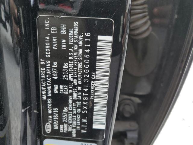 Photo 12 VIN: 5XXGT4L32GG064116 - KIA OPTIMA LX 