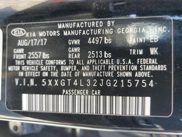 Photo 11 VIN: 5XXGT4L32JG215754 - KIA OPTIMA LX 