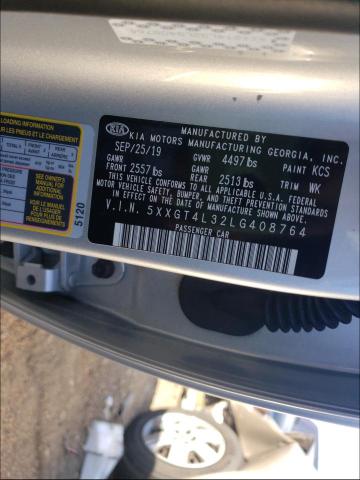 Photo 9 VIN: 5XXGT4L32LG408764 - KIA OPTIMA LX 