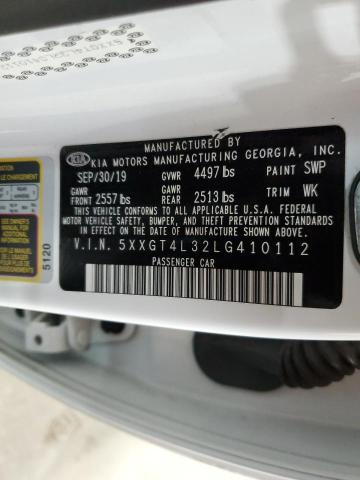 Photo 11 VIN: 5XXGT4L32LG410112 - KIA OPTIMA 