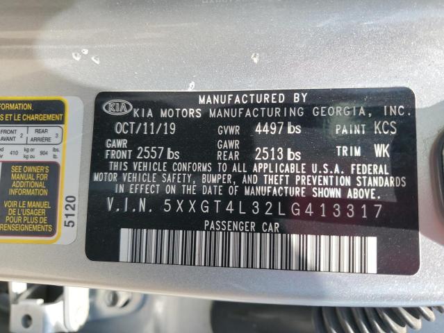 Photo 11 VIN: 5XXGT4L32LG413317 - KIA OPTIMA 