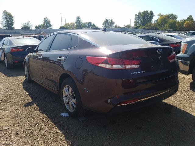 Photo 2 VIN: 5XXGT4L33HG166025 - KIA OPTIMA LX 