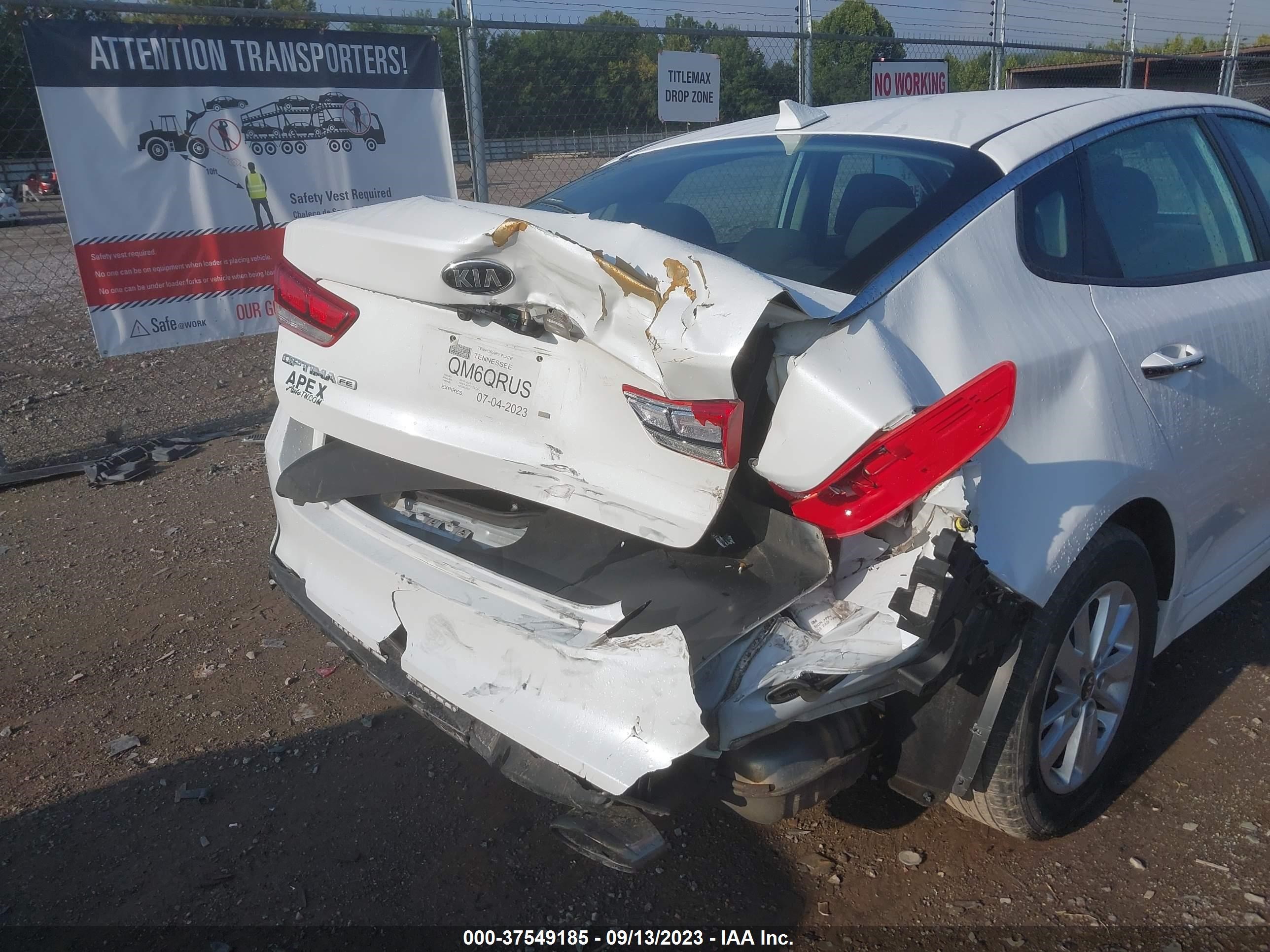 Photo 5 VIN: 5XXGT4L33JG179413 - KIA OPTIMA 