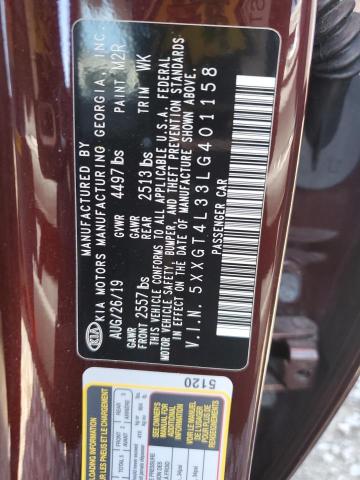 Photo 11 VIN: 5XXGT4L33LG401158 - KIA OPTIMA LX 