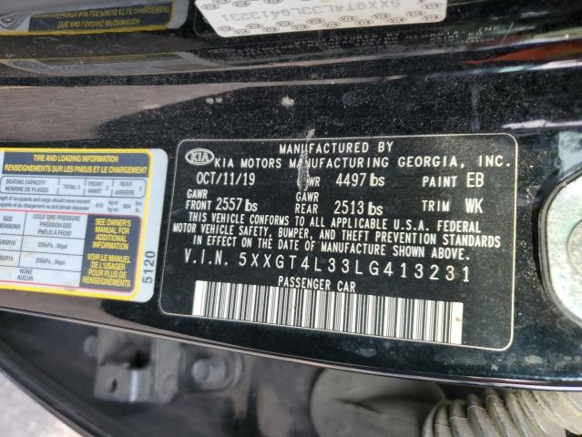 Photo 12 VIN: 5XXGT4L33LG413231 - KIA OPTIMA LX 