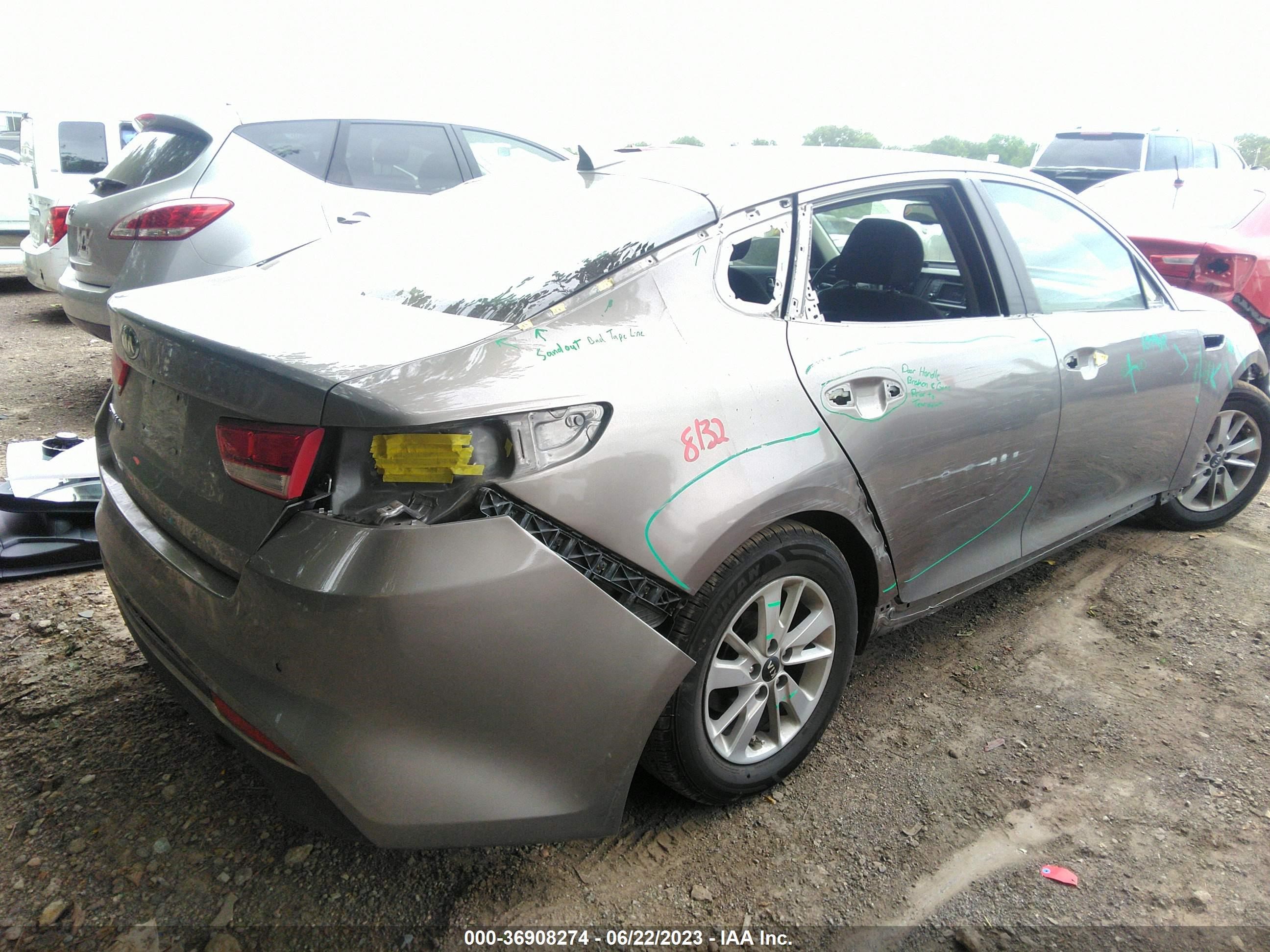 Photo 5 VIN: 5XXGT4L34GG089230 - KIA OPTIMA 