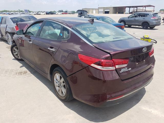 Photo 2 VIN: 5XXGT4L34GG117608 - KIA OPTIMA LX 