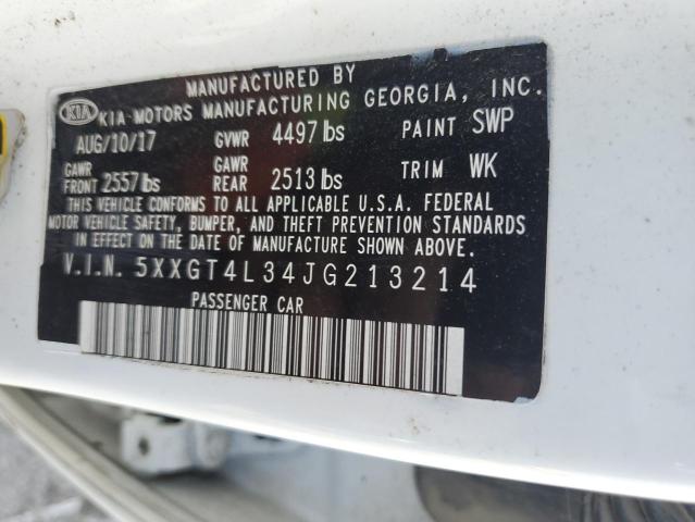 Photo 11 VIN: 5XXGT4L34JG213214 - KIA OPTIMA LX 