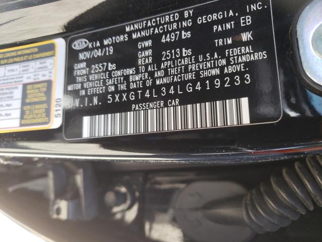 Photo 11 VIN: 5XXGT4L34LG419233 - KIA OPTIMA LX 