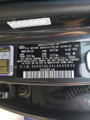 Photo 9 VIN: 5XXGT4L34LG446836 - KIA OPTIMA LX 