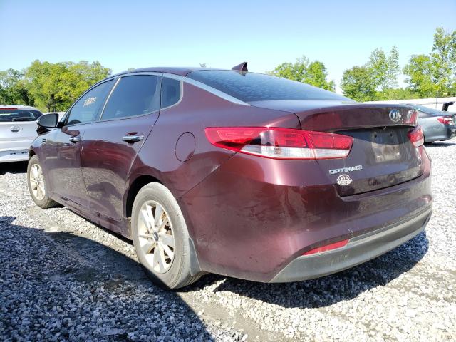 Photo 2 VIN: 5XXGT4L35GG037976 - KIA OPTIMA LX 