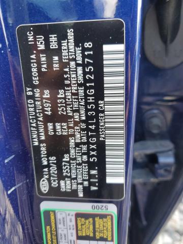 Photo 12 VIN: 5XXGT4L35HG125718 - KIA OPTIMA LX 