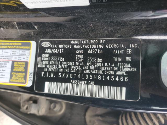 Photo 11 VIN: 5XXGT4L35HG145466 - KIA OPTIMA LX 