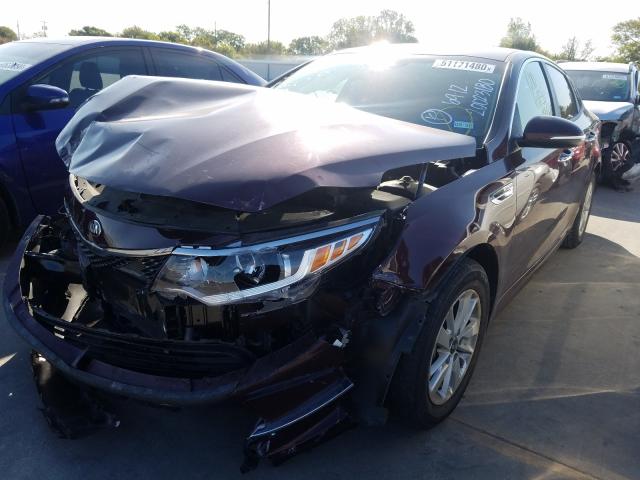 Photo 1 VIN: 5XXGT4L35JG203372 - KIA OPTIMA LX 