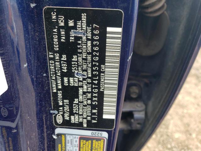 Photo 11 VIN: 5XXGT4L35JG263667 - KIA OPTIMA LX 