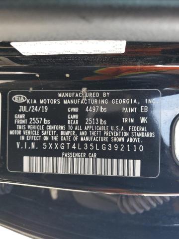 Photo 11 VIN: 5XXGT4L35LG392110 - KIA OPTIMA 